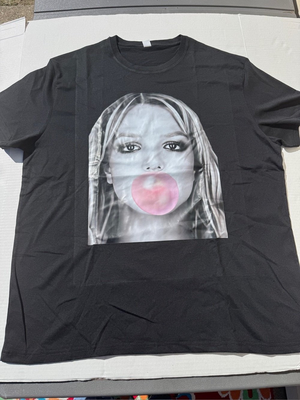 Graphic Britney XL shirt. NEW. W/callouts